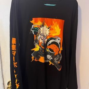My Hero Academia Bakugo Anime Long Sleeve Shirt